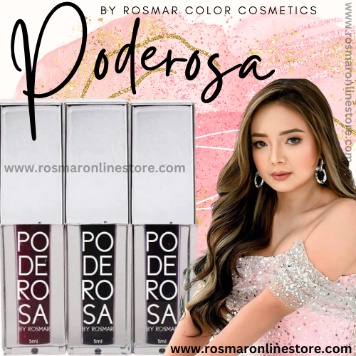 PODEROSA BY ROSMAR COLOR COSMETICS | HD MATTE LIPTINT TRANSFER PROOF