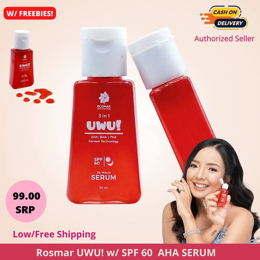 ROSMAR UWU 3 IN 1 SERUM AHA-BHA-PHA SPF60